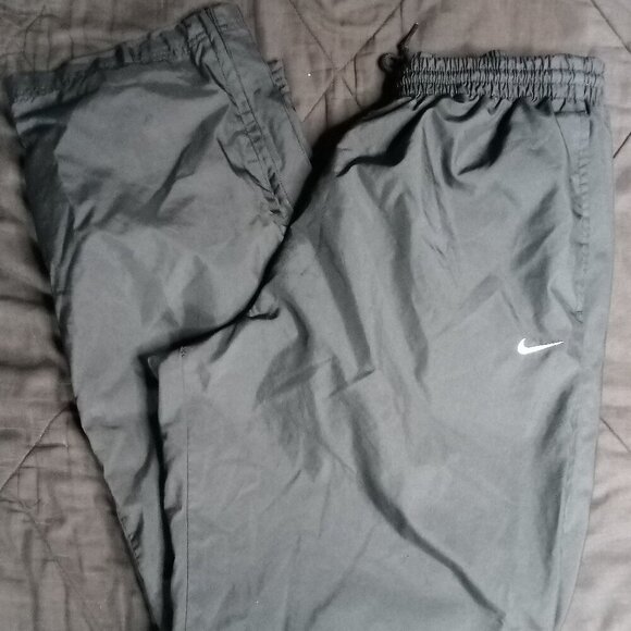 Vintage Nike Small Swoosh Mesh Lined Wind Pants Joggers Trainers - Picture 1 of 10